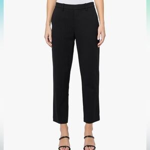 Tommy Hilfiger Women's Fit Solid Hampton Ponte Trouser Mid Rise Black Size 16